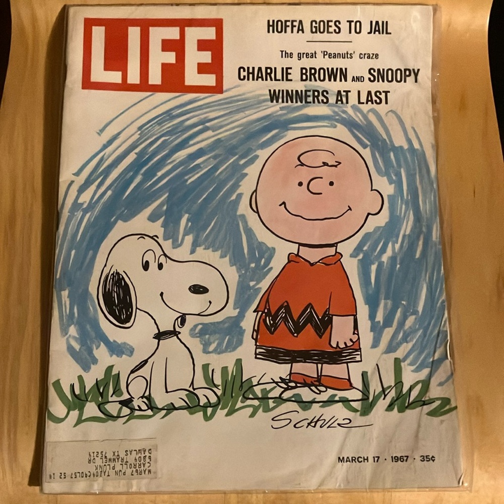 LIFE Magazine March 17, 1967 Peanuts / Charlie Brown / Snoopy